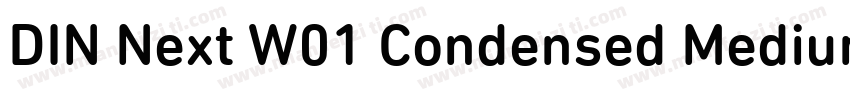 DIN Next W01 Condensed Medium字体转换